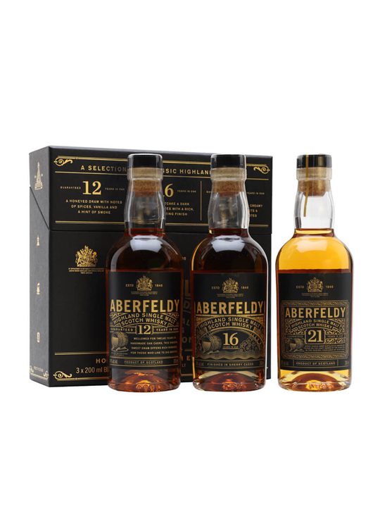 Aberfeldy Tasting Collection / 3x20cl Highland Whisky