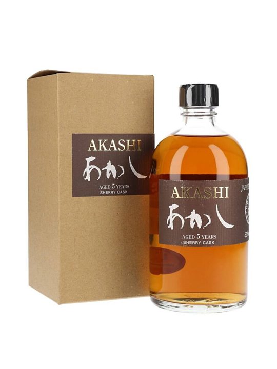 Akashi 5 Year Old / Sherry Cask / Half Litre Japanese Whisky