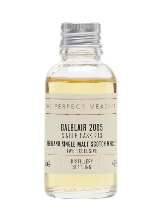 Balblair 2005 Sample / Bot.2021 / Exclusive To The Whisky Exchange Highland Whisky