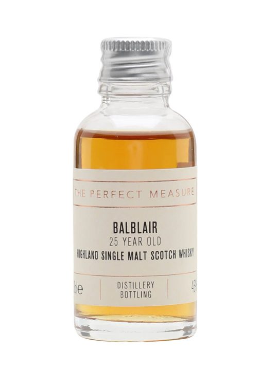 Balblair 25 Year Old Sample Highland Single Malt Scotch Whisky