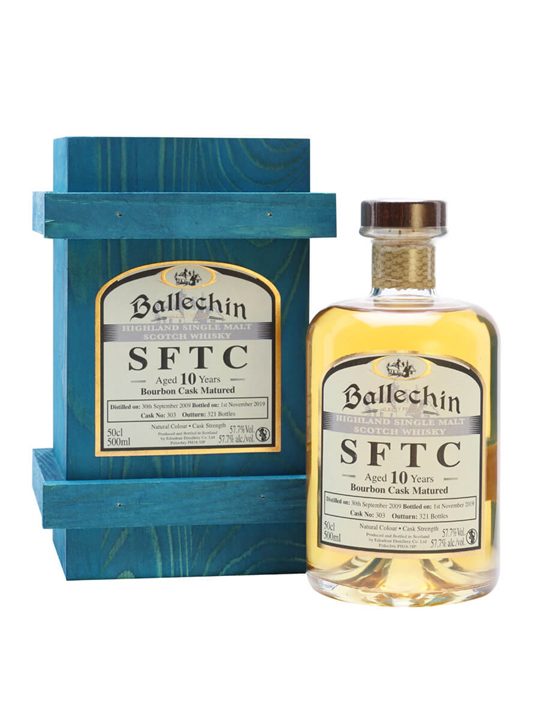 Ballechin 2009 / 10 Year Old / Bourbon Cask Highland Whisky