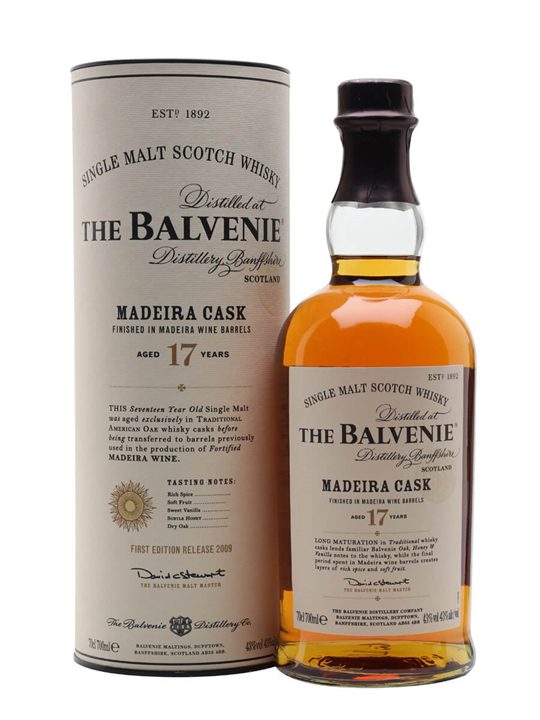 Balvenie 17 Year Old / Madeira Cask Speyside Single Malt Scotch Whisky