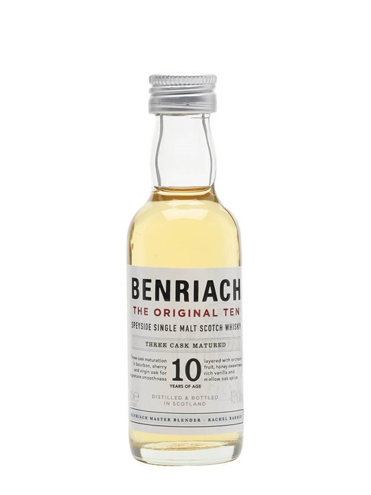 Benriach The Original Ten / 10 Year Old / Miniature Speyside Whisky