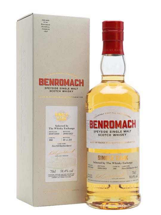 Benromach 2010 / 10 Year Old / Exclusive To The Whisky Exchange Speyside Whisky