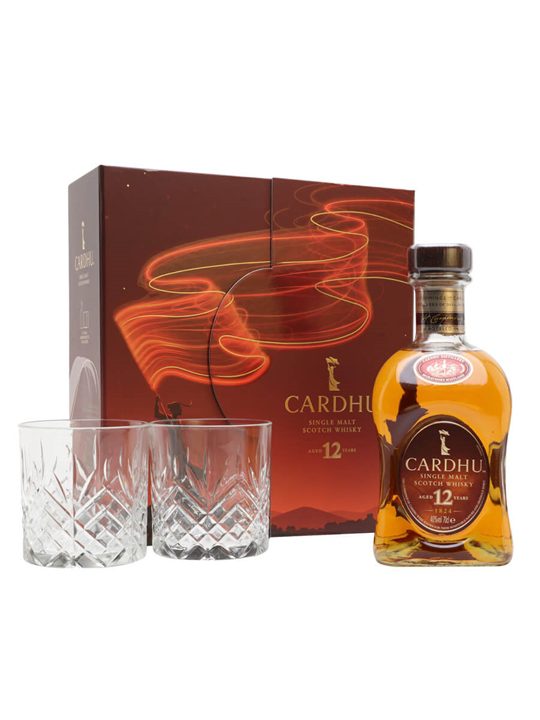 Cardhu 12 Year Old / 2 Glass Pack Speyside Single Malt Scotch Whisky