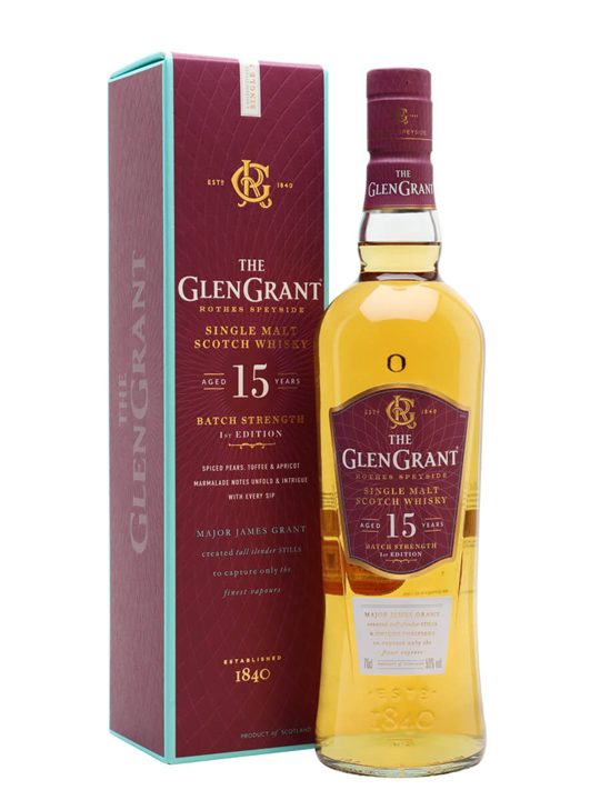 Glen Grant 15 Year Old Batch Strength First Edition Speyside Whisky