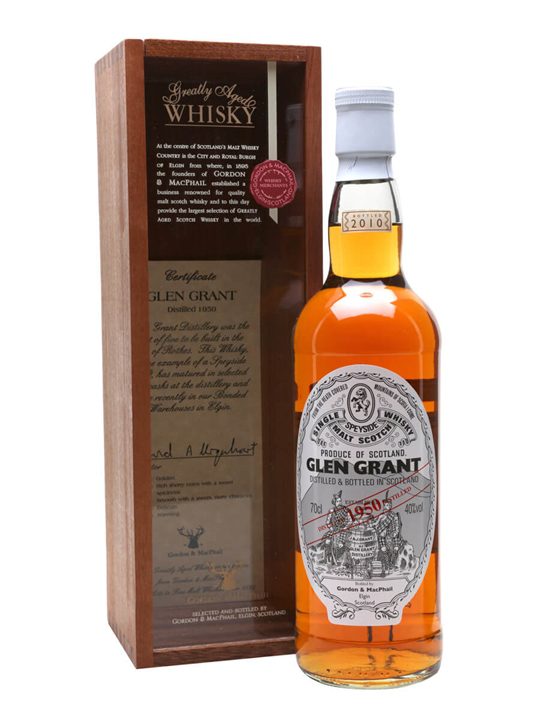 Glen Grant 1950 / 60 Year Old / Gordon & MacPhail Speyside Whisky