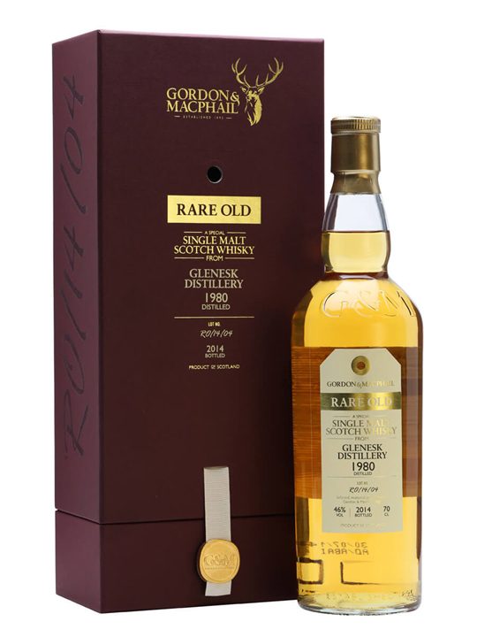 Glenesk 1980 / 33 Year Old / Rare Old / Gordon & MacPhail Highland Whisky