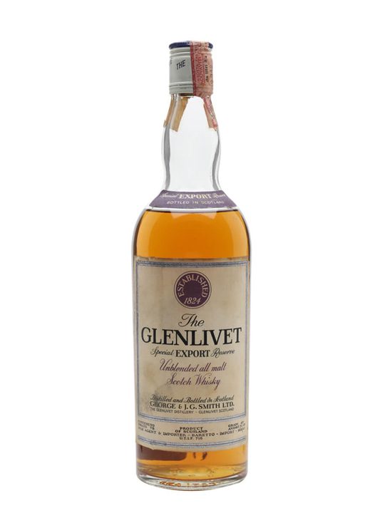 Glenlivet Special Export Reserve / Bot.1970s Speyside Whisky