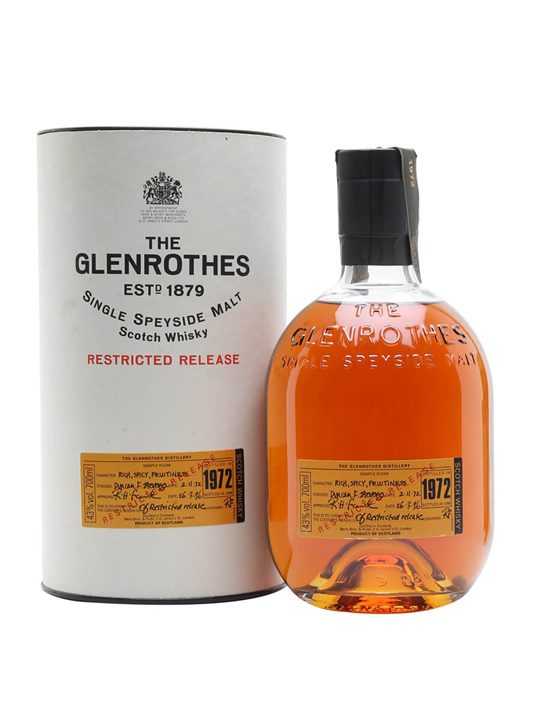 Glenrothes 1972 / 23 Year Old Speyside Single Malt Scotch Whisky