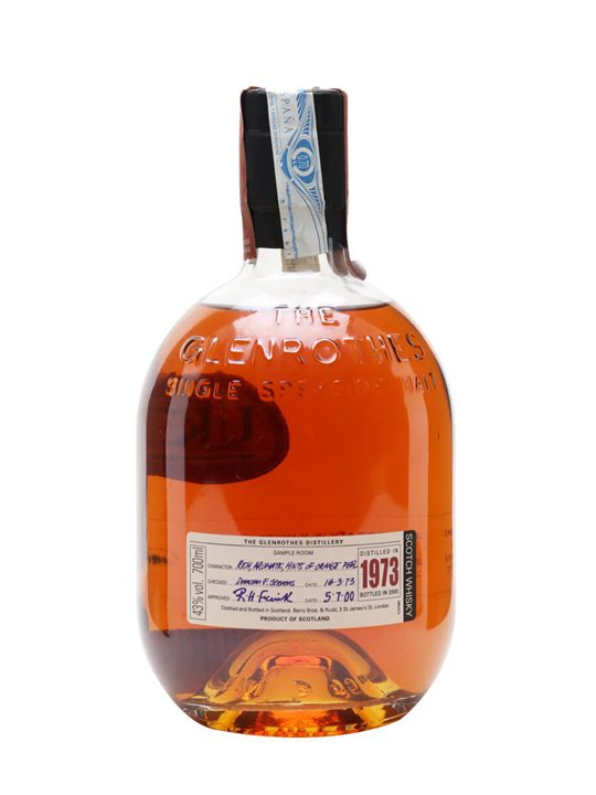 Glenrothes 1973 / 27 Year Old Speyside Single Malt Scotch Whisky