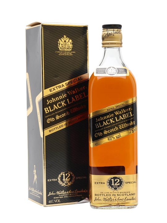 Johnnie Walker Black Label 12 Year Old / Extra Special / Bot.1980s Blended Whisky