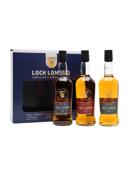 Loch Lomond 12 Year Old Collection / 3x20cl Highland Whisky
