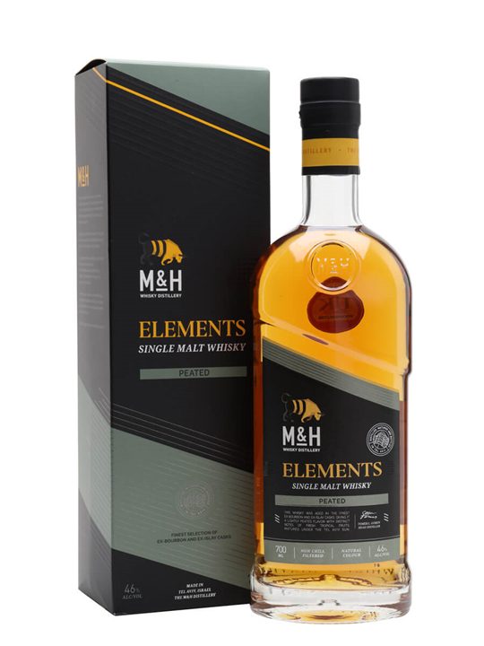 Milk & Honey Peated Cask / Elements Series Single Malt Israeli Whisky