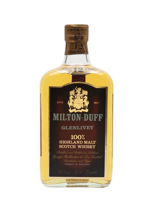 Miltonduff-Glenlivet 12 Year Old / Bot.1970s Speyside Whisky