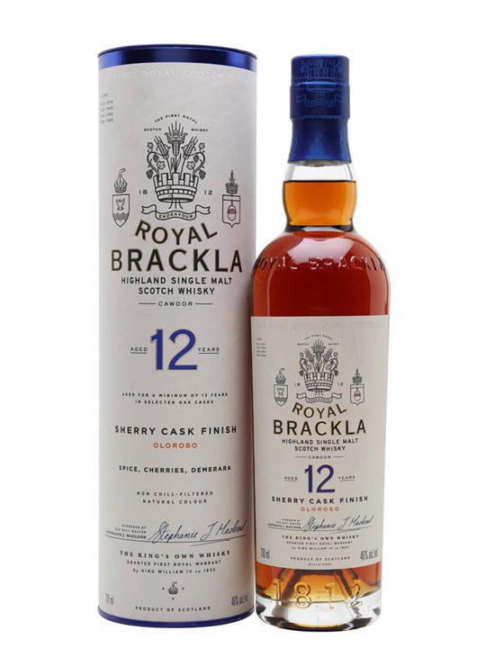 Royal Brackla 12 Year Old / Sherry Finish Highland Whisky