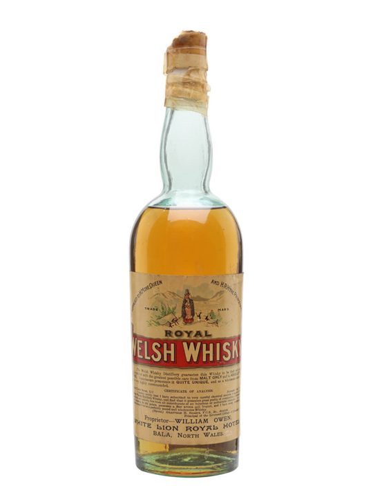 Royal Welsh Whisky / Bot.~1900 Welsh Whisky