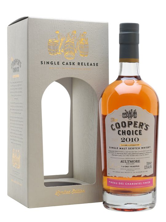 Aultmore 2010 / 10 Year Old / Pineau Finish / The Cooper's Choice Speyside Whisky
