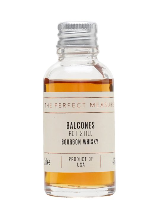 Balcones Pot Still Bourbon Sample Texas Straight Bourbon Whisky