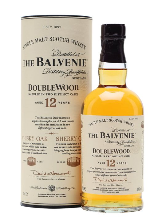 Balvenie 12 Year Old / Double Wood / Small Bottle Speyside Whisky