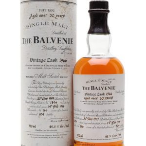 Balvenie 1966 / Over 30 Year Old / Cask #1896 Speyside Whisky