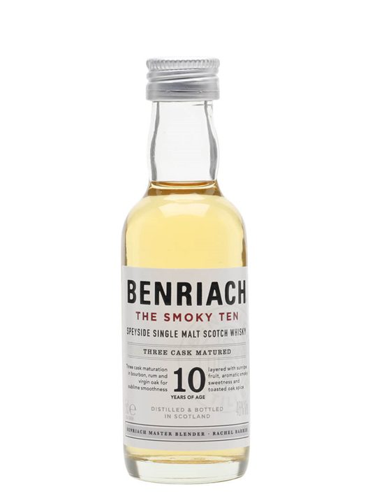 Benriach The Smoky Ten / 10 Year Old / Miniature Speyside Whisky