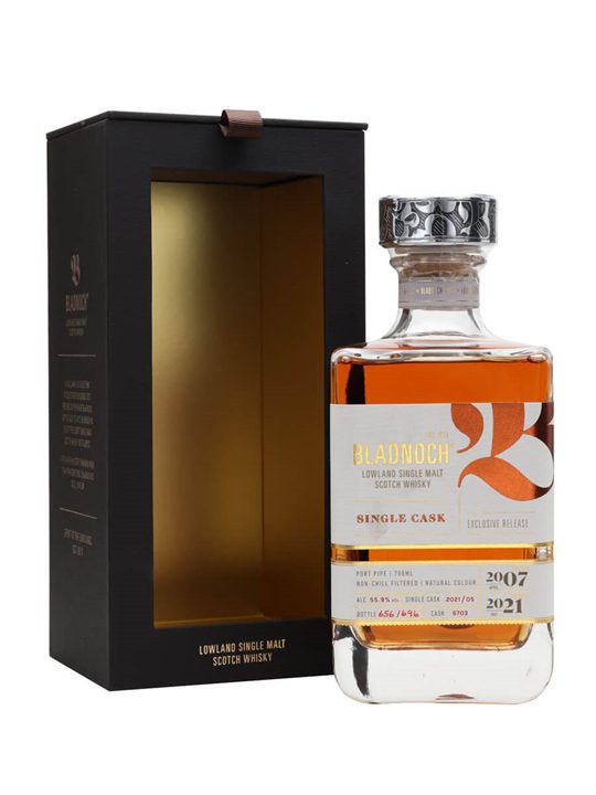 Bladnoch 2007 / 14 Year Old / Port Pipe Lowland Whisky