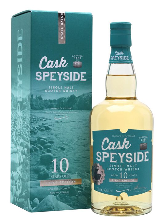Cask Speyside 10 Year Old / Bourbon Cask / First Edition Speyside Whisky