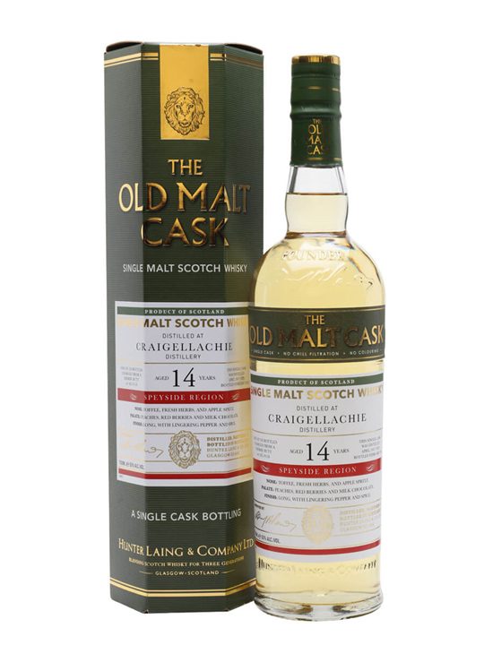 Craigellachie 2007 / 14 Year Old / Old Malt Cask Speyside Whisky