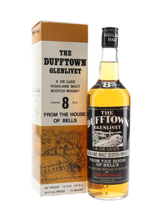 Dufftown-Glenlivet 8 Year Old / Bot.1970s Speyside Whisky