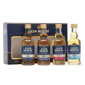 Glen Moray Classic Range Miniature Gift Set / 4x5cl Speyside Whisky