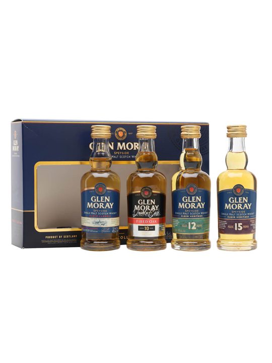 Glen Moray Heritage Range Miniature Gift Set / 4x5cl Speyside Whisky