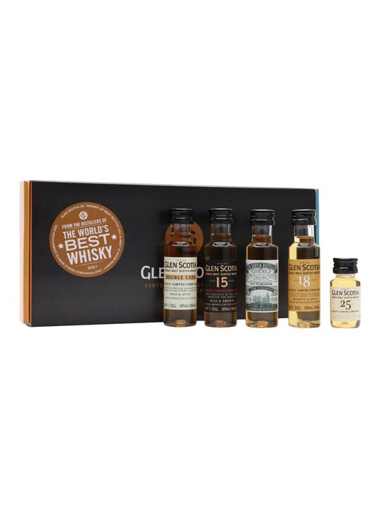 Glen Scotia Tasting Set / 4x2.5cl + 1x1.25cl Campbeltown Whisky
