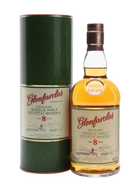 Glenfarclas 8 Year Old Speyside Single Malt Scotch Whisky