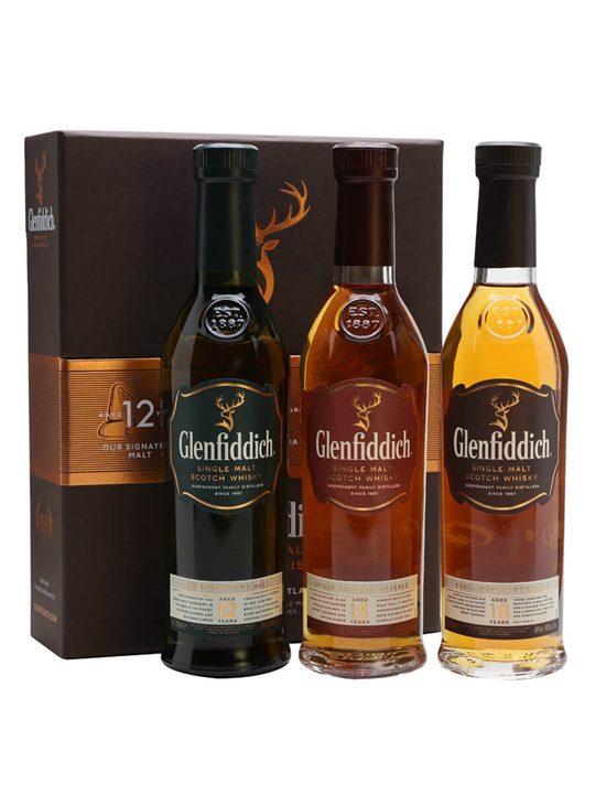 Glenfiddich Collection / 3x20cl Speyside Single Malt Scotch Whisky
