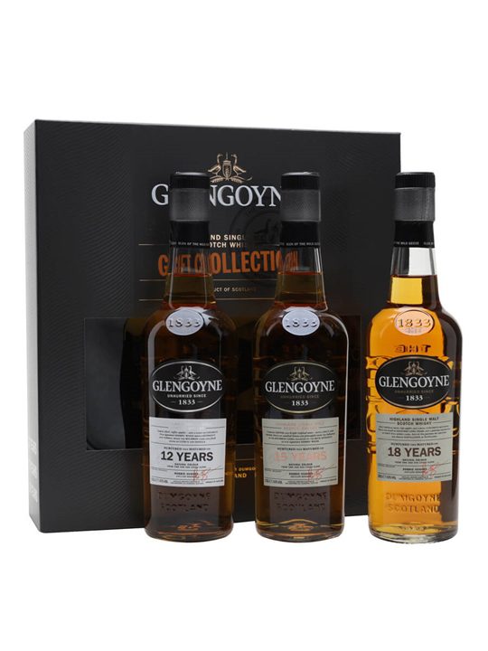 Glengoyne Triple Gift Pack / 12, 15, 18 Year Old / 3x20cl Highland Whisky