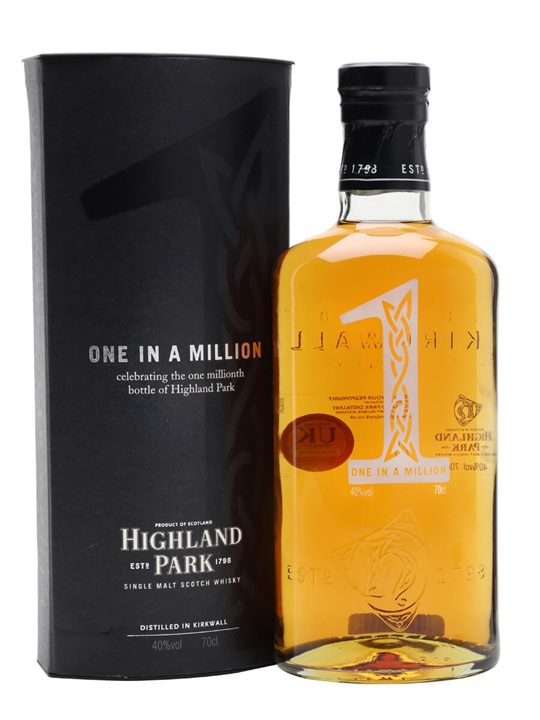 Highland Park 12 Year Old / One In A Million Island Whisky