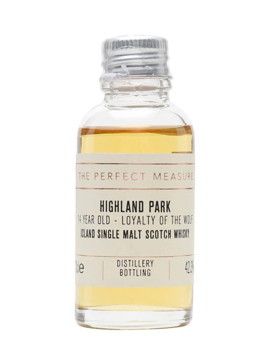 Highland Park 14 Year Old Loyalty Of The Wolf Sample Island Whisky