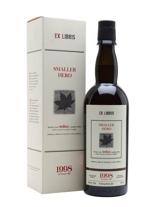 JP Wiser's 1998 Ex Libris Smaller Hero / 22 Year Old Canadian Whisky