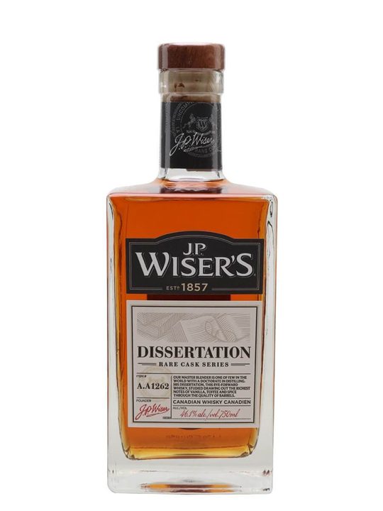 JP Wiser's Dissertation / Rare Cask Series Canadian Whisky