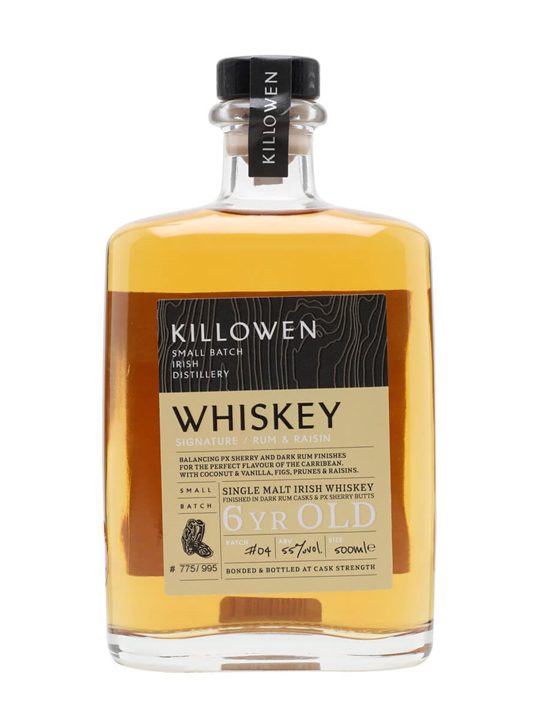 Killowen Rum & Raisin Batch 4 / 6 Year Old Single Malt Irish Whisky
