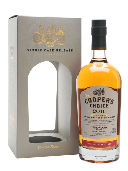 Linkwood 2011 / 10 Year Old / The Cooper's Choice Speyside Whisky