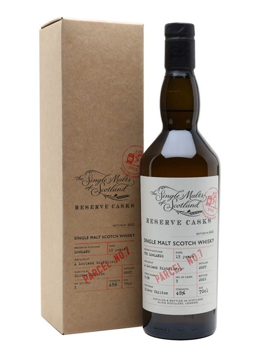 Lowland 2007 / 13 Year Old / Single Malts of Scotland Reserve Casks Parcel 7 Lowland Whisky