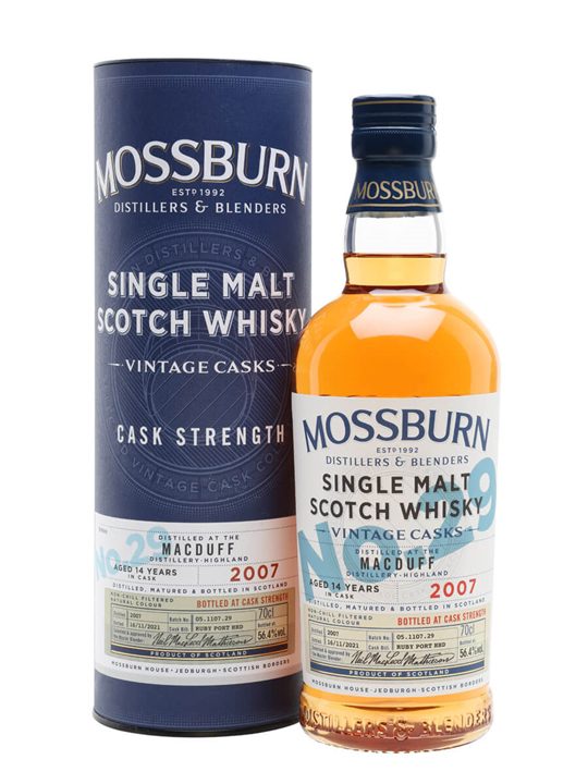 Macduff 2007 / 14 Year Old / Ruby Port Finish / Mossburn Highland Whisky
