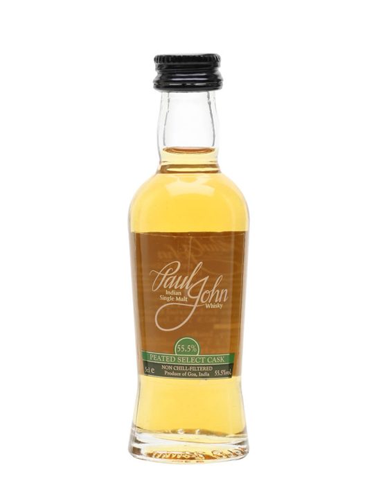 Paul John Peated Select Cask / Miniature Indian Single Malt Whisky