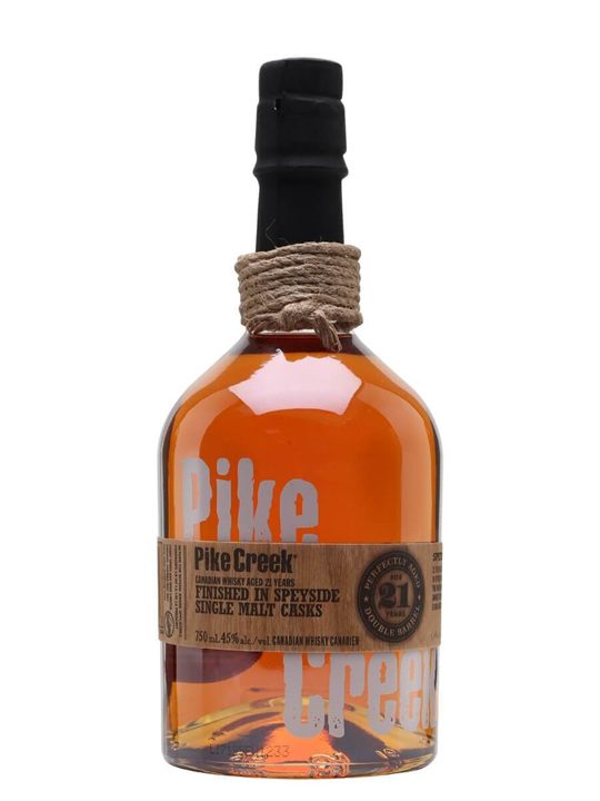 Pike Creek 21 Year Old / Speyside Cask Finish Canadian Whisky