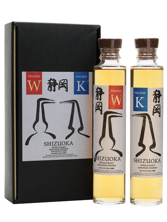 Shizuoka Single Malt Prologue K and Prologue W / 2x20cl Single Whisky