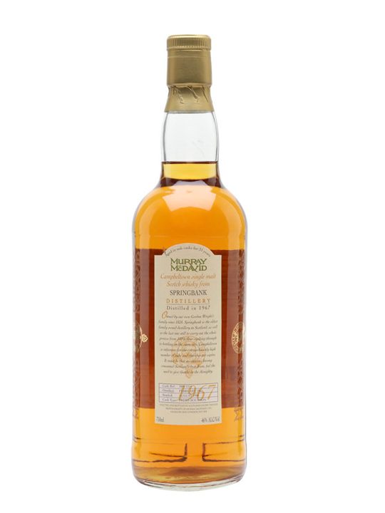 Springbank 1967 / 31 Year Old / Cask #1314 / Murray McDavid Campbeltown Whisky