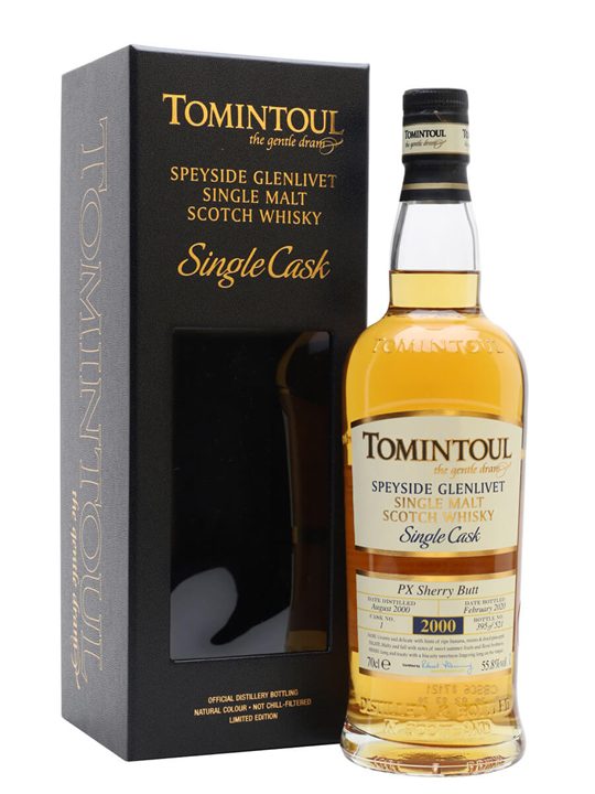 Tomintoul 2000 / 19 Year Old / Sherry Cask Speyside Whisky
