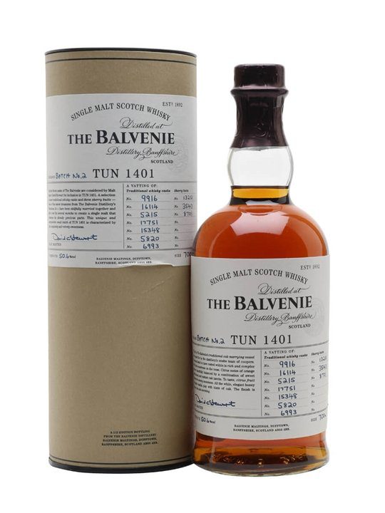 Balvenie Tun 1401 / Batch 2 Speyside Single Malt Scotch Whisky